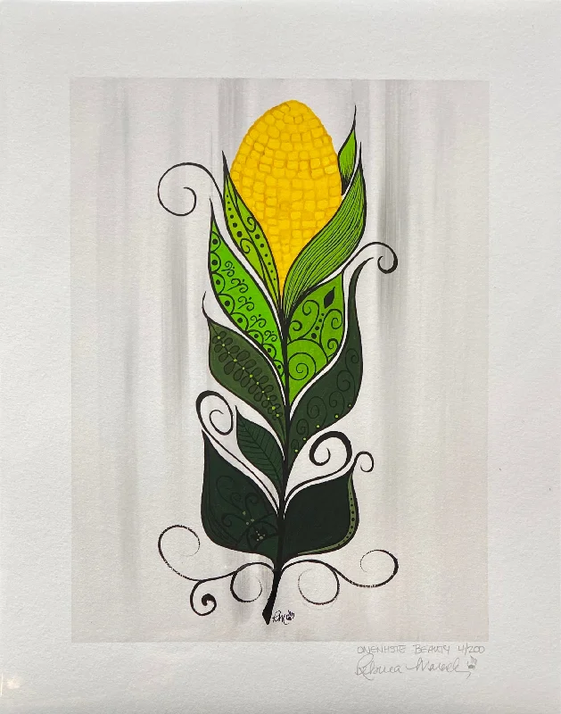 "Onenhste Beauty" Limited Edition Fine Art Print; by Rebecca Maracle Mohawk Feathersmith
